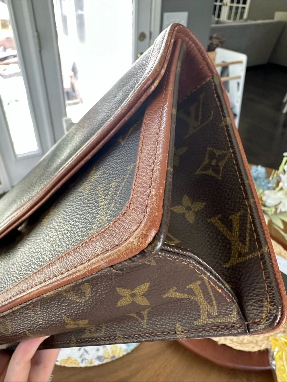 Vintage Louis Vuitton Clutch - Monogram Pochette Dame GM Clutch Bag - Dec 1992